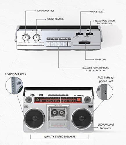cassette player boombox