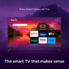 Roku 40" Select Series 1080p Full HD Smart Roku TV with Voice Remote, Bright Picture, Customizable Home Screen, and Free TV