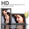 Large Digital Photo Frame 19-inch Photo Frame - Dual WiFi Picture Frame Wall Mountable, Light Sensor, 64GB Full Function, Easy Setup to Share Photos or Videos Instantly via App