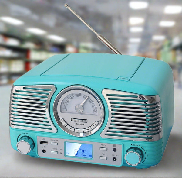 Techplay retro blue radio QT62BT